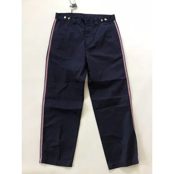 $178 Diesel Men's Slim P-Tucs Tape Trousers Peacoat Blue Jeans Size 31